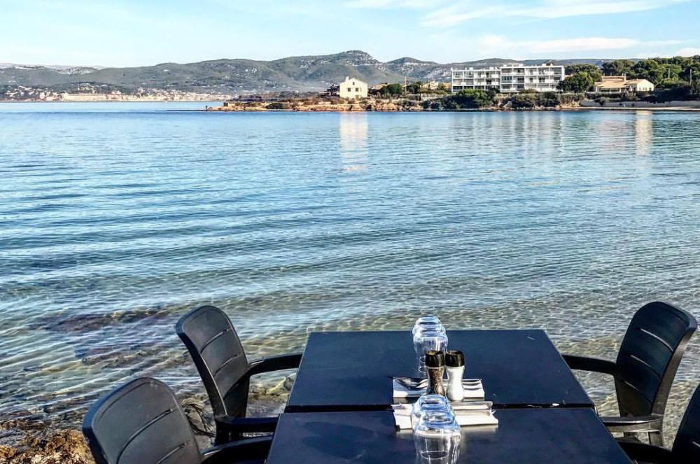 Restaurant de plage près de La Valette-du-Var