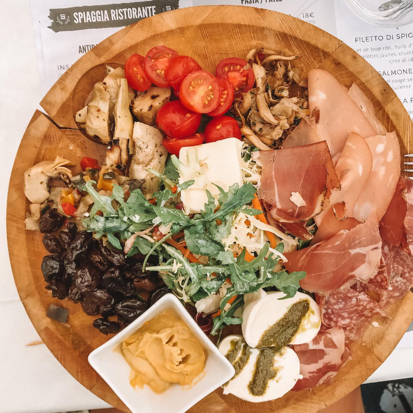 La carte Spiaggia Ristaurante